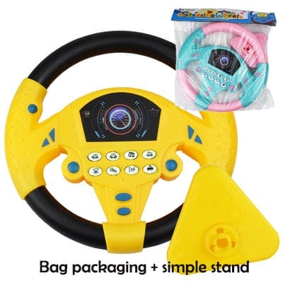 Revved Up Fun: Simulation Steering Wheel Toy - The Little Big Store