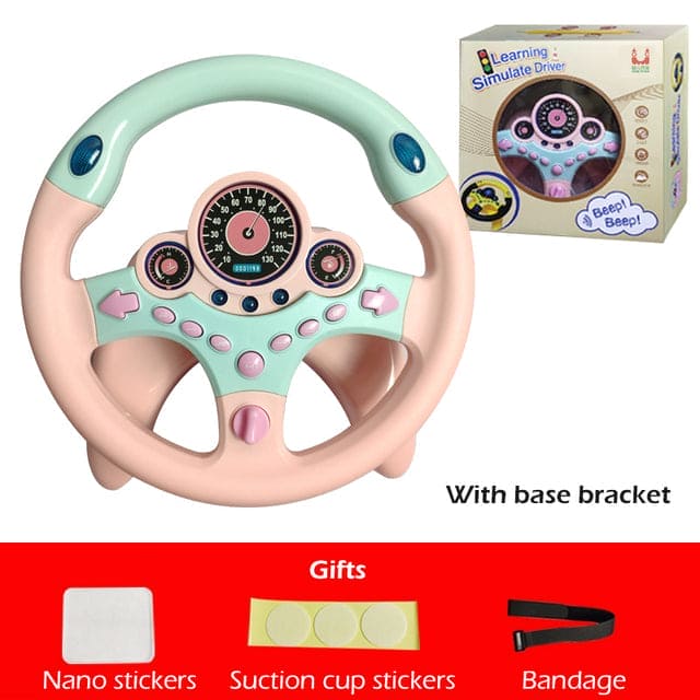 Revved Up Fun: Simulation Steering Wheel Toy - The Little Big Store