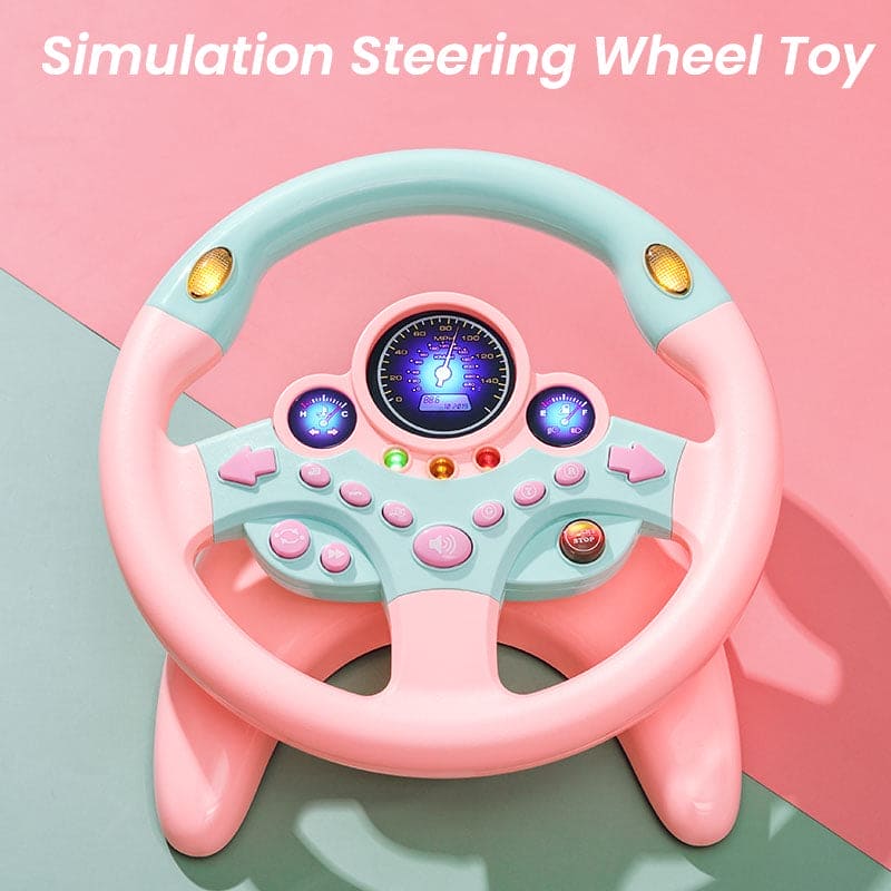 Revved Up Fun: Simulation Steering Wheel Toy - The Little Big Store