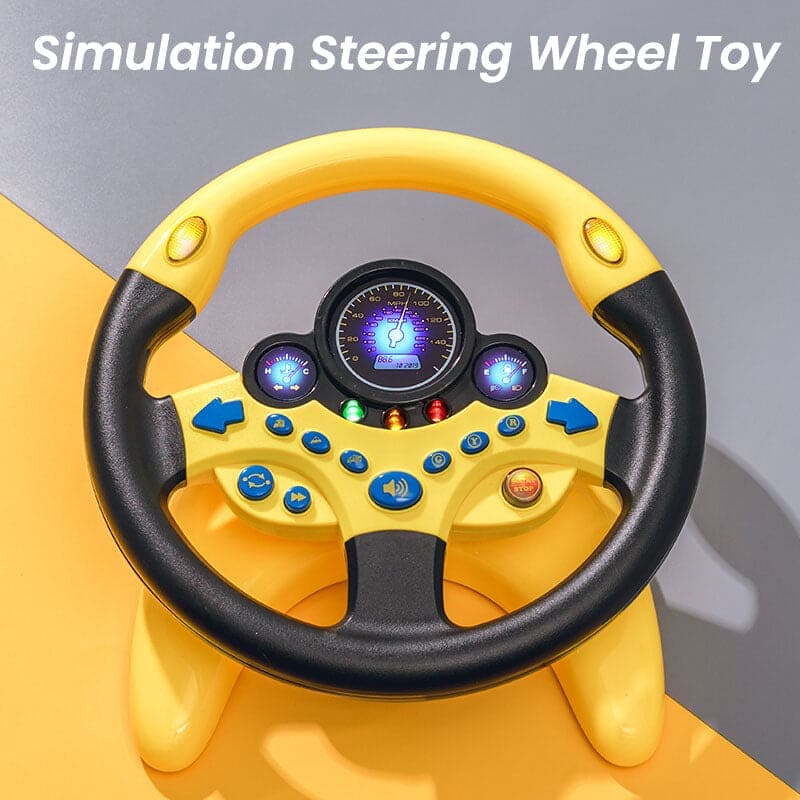 Revved Up Fun: Simulation Steering Wheel Toy - The Little Big Store