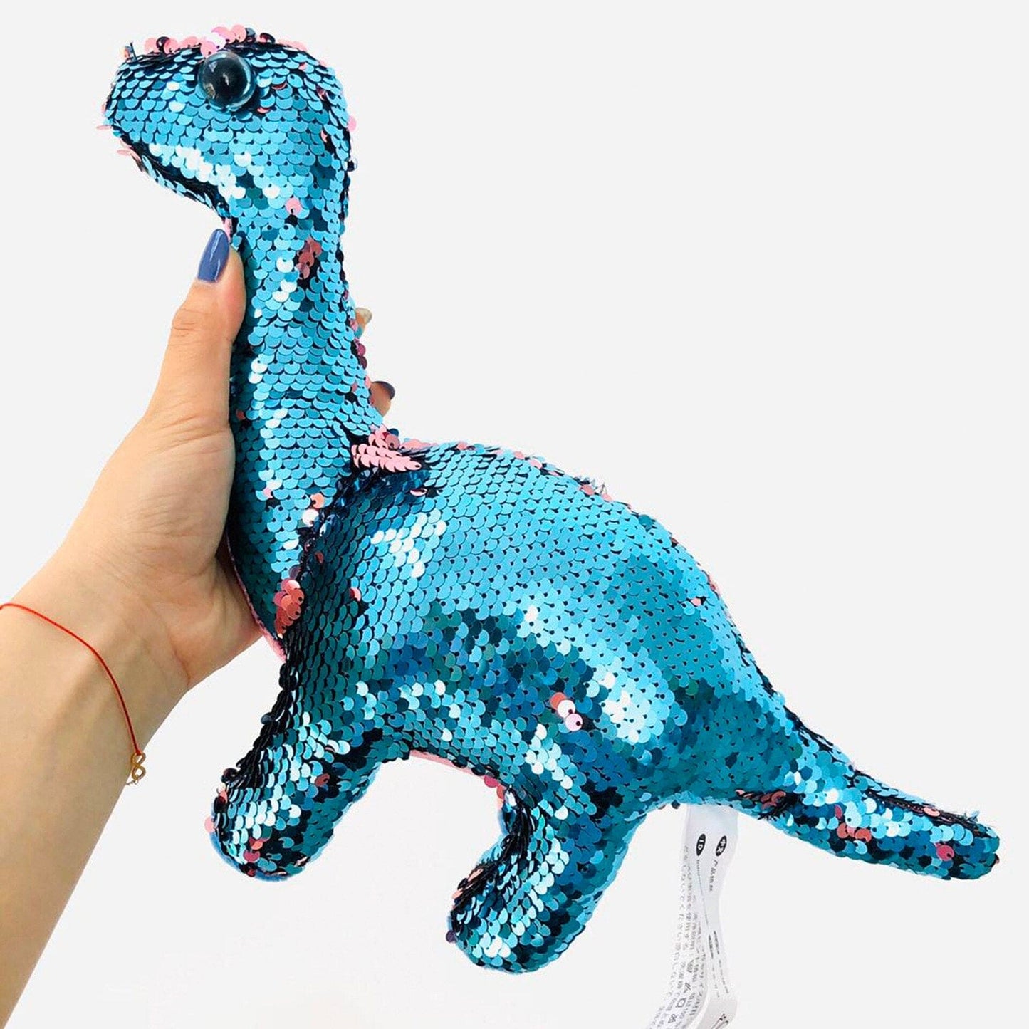 Roar into Fun: Sequin Dinosaur Color Changing Pillows Toy - The Little Big Store