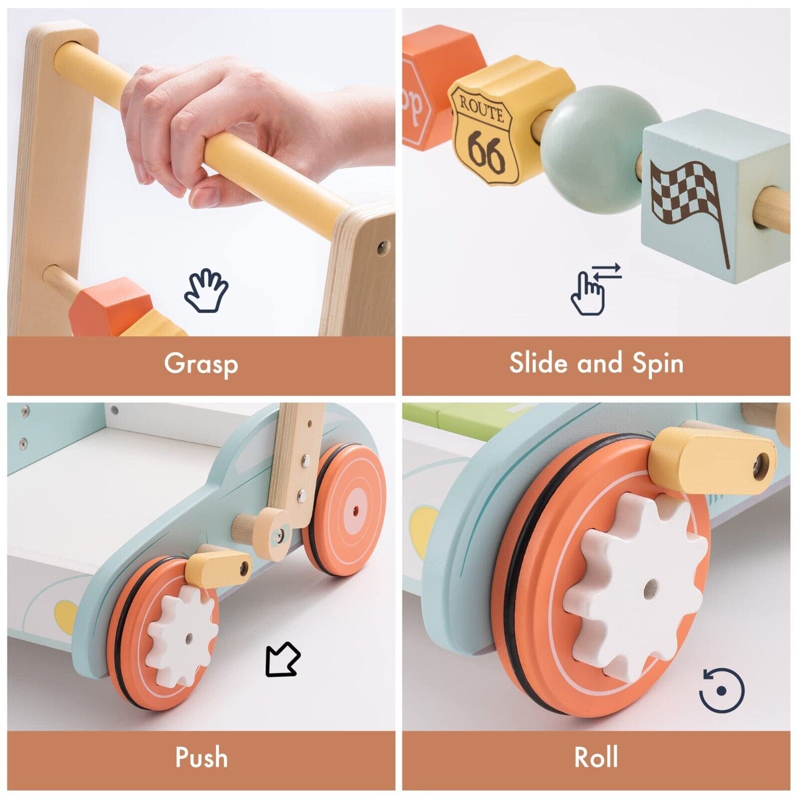 ROBUD ABC Traffic Walker: Toddler's Delight! - The Little Big Store