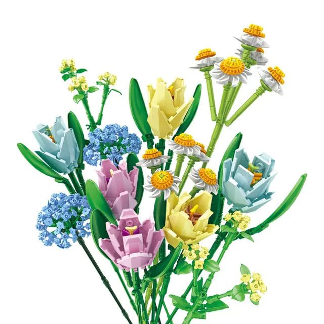 Romantic Flower Bouquet Bricks Toy - The Little Big Store