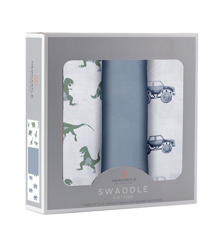 Rough Terrain Cotton Swaddle 3 Pack - The Little Big Store