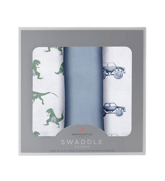 Rough Terrain Cotton Swaddle 3 Pack - The Little Big Store