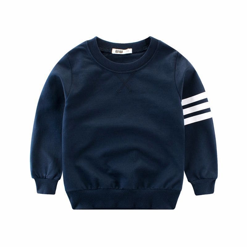 Round-the-Clock Coolness: Boys' Long Sleeve Pullover – A Stylish Twist for Everyday Adventures! - The Little Big Store