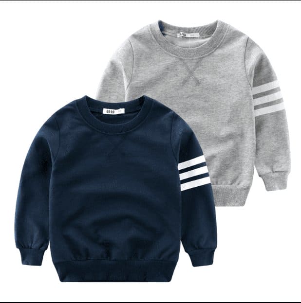 Round-the-Clock Coolness: Boys' Long Sleeve Pullover – A Stylish Twist for Everyday Adventures! - The Little Big Store