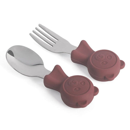 Shine Bright: Stainless Steel Kids Cutlery Set for Happy Mealtimes - The Little Big Store