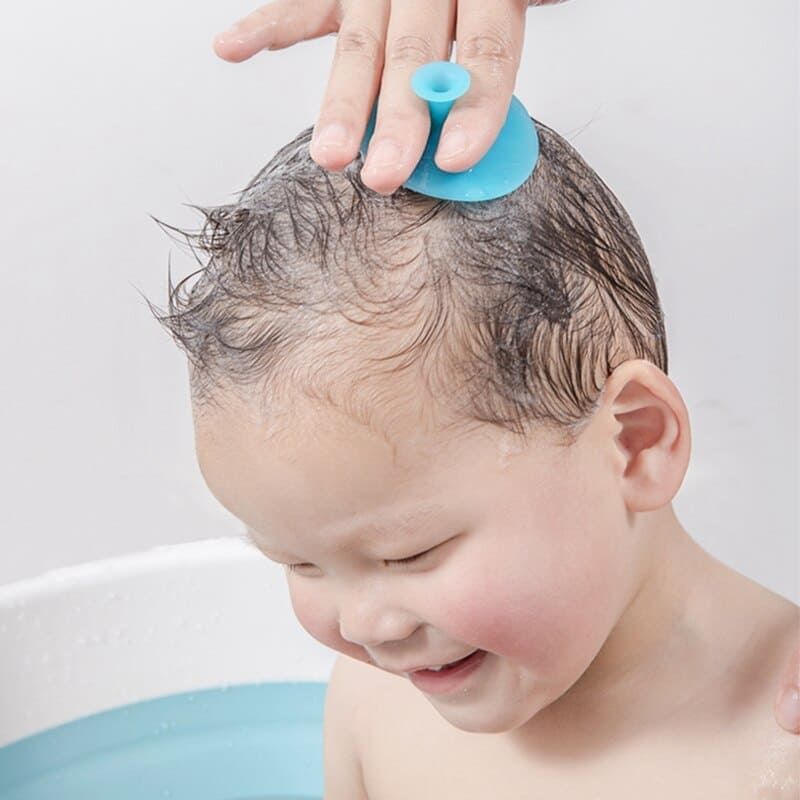 Silicone Soft Baby Bath Massage Brush - The Little Big Store