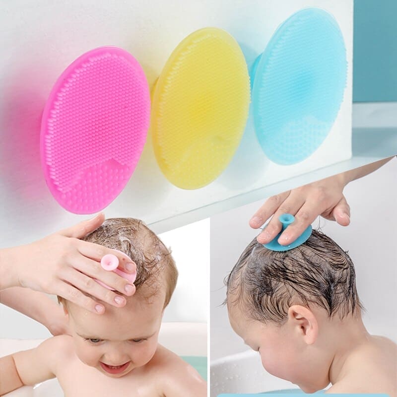 Silicone Soft Baby Bath Massage Brush - The Little Big Store