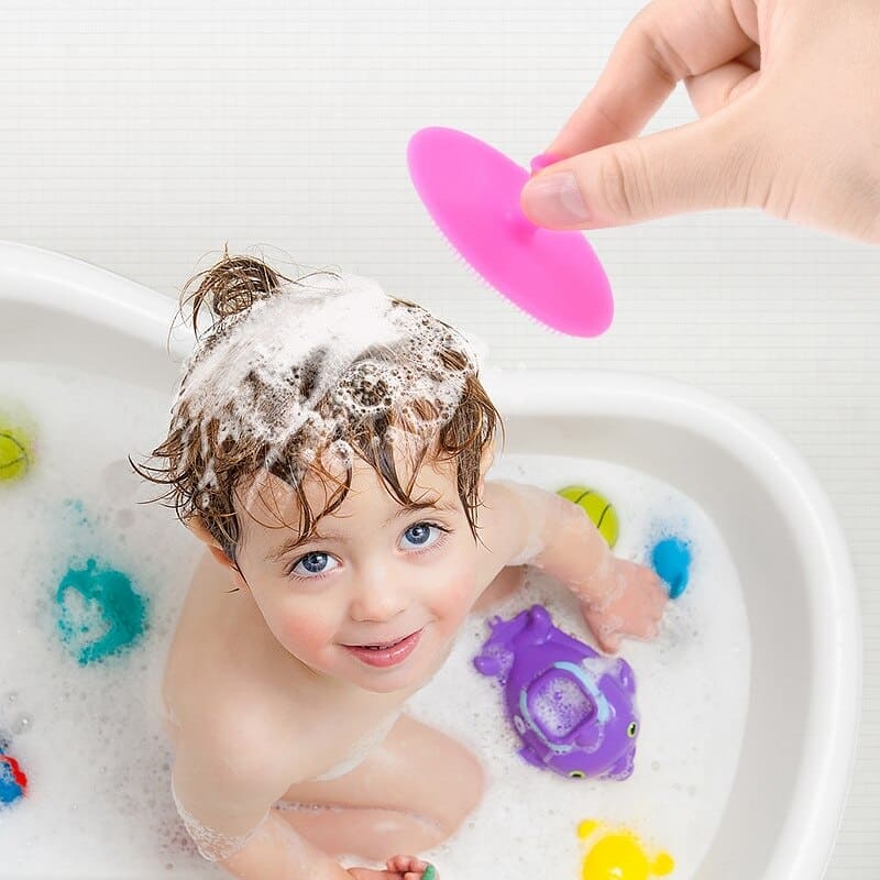 Silicone Soft Baby Bath Massage Brush - The Little Big Store