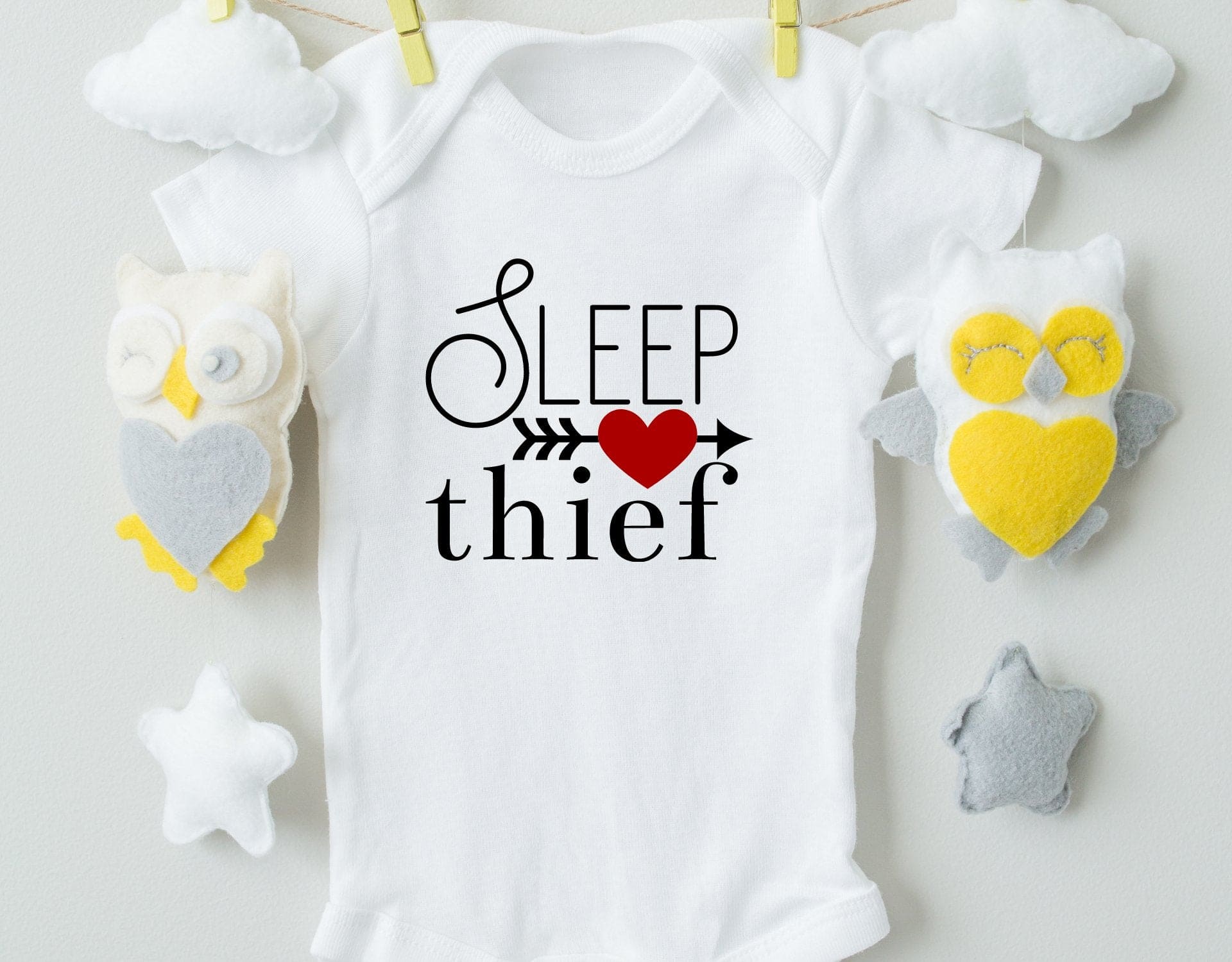 Sleep Thief Cotton Baby Bodysuit - The Little Big Store