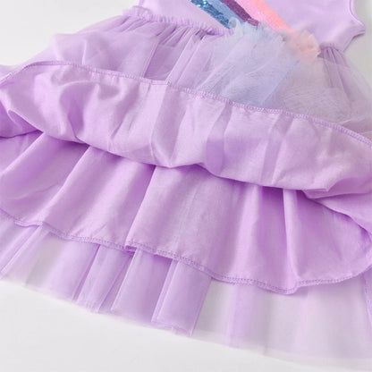 Sling into Summer: Girls' Elegant Party Dress - The Little Big Store