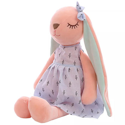 Snuggle Up to Sweetness: 35CM Cute Cartoon Long Ears Rabbit Doll – The Perfect Sleeping Mate for Happy Hearts! - The Little Big Store