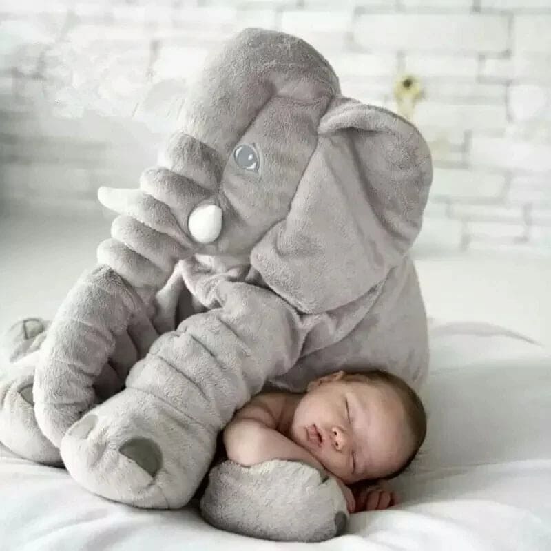 Snuggle Up with our Elephant Cuddle Pillow – Your Little One's Huggable Friend! - The Little Big Store