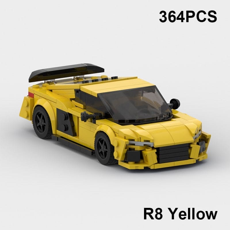 Speed Demons: RS6 Avant R8 GT3 RS7 Building Blocks Toy - The Little Big Store