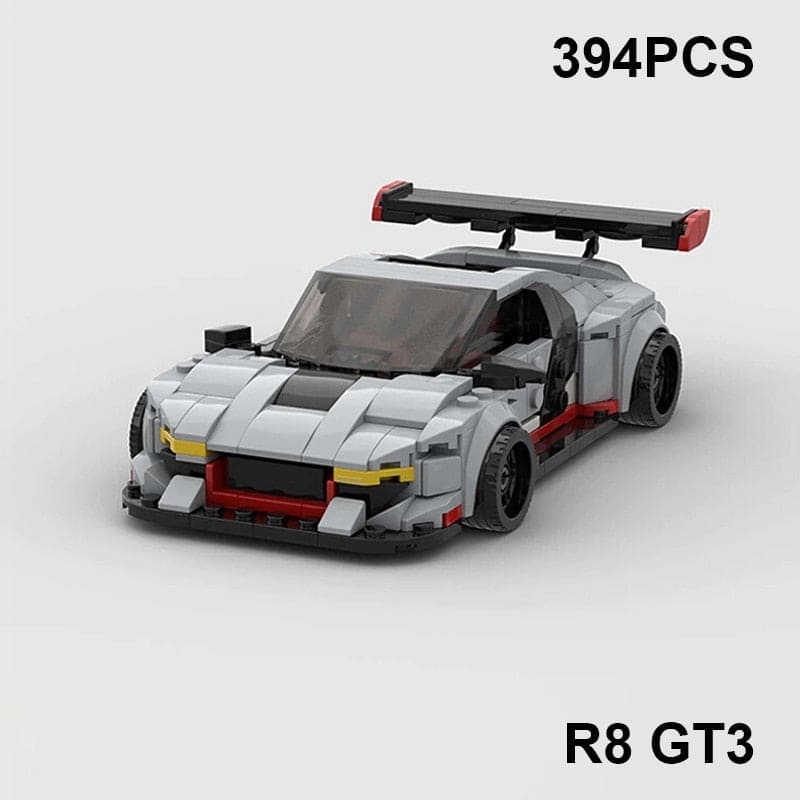 Speed Demons: RS6 Avant R8 GT3 RS7 Building Blocks Toy - The Little Big Store