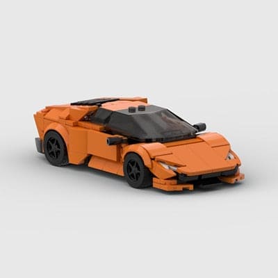 Speed into Learning: Supercar Sports Educational Building Block Toy - The Little Big Store