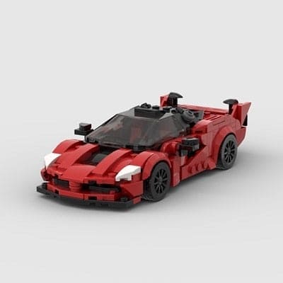 Speed into Learning: Supercar Sports Educational Building Block Toy - The Little Big Store