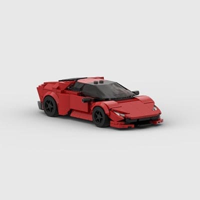 Speed into Learning: Supercar Sports Educational Building Block Toy - The Little Big Store