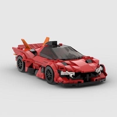 Speed into Learning: Supercar Sports Educational Building Block Toy - The Little Big Store