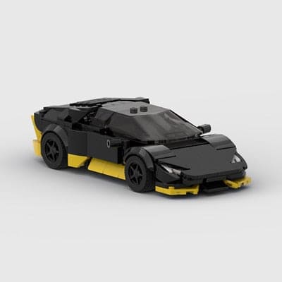 Speed into Learning: Supercar Sports Educational Building Block Toy - The Little Big Store