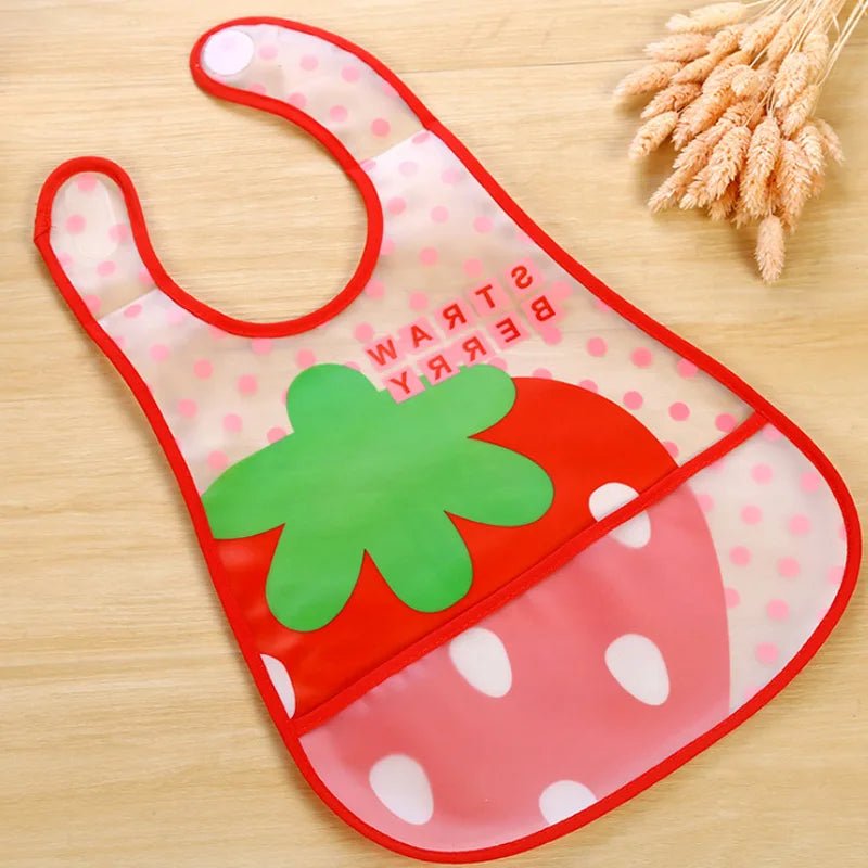 Splashproof Cuties: 3 PCS Cartoon Baby Bib Set - The Little Big Store