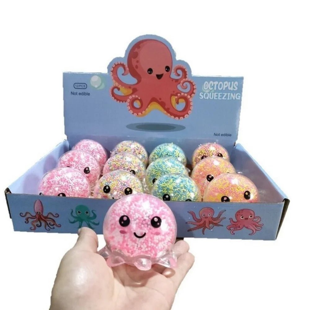 Squishy Glow Delight: Illuminating Octopus Stress Relief Fun for Kids!" 🐙💡 - The Little Big Store