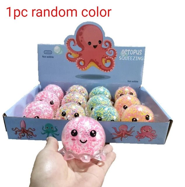 Squishy Glow Delight: Illuminating Octopus Stress Relief Fun for Kids!" 🐙💡 - The Little Big Store