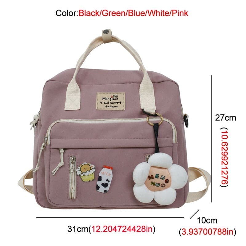 Stay Stylish and Organized with Our Lovely Multifunctional Backpack for Teenage Girls! - The Little Big Store