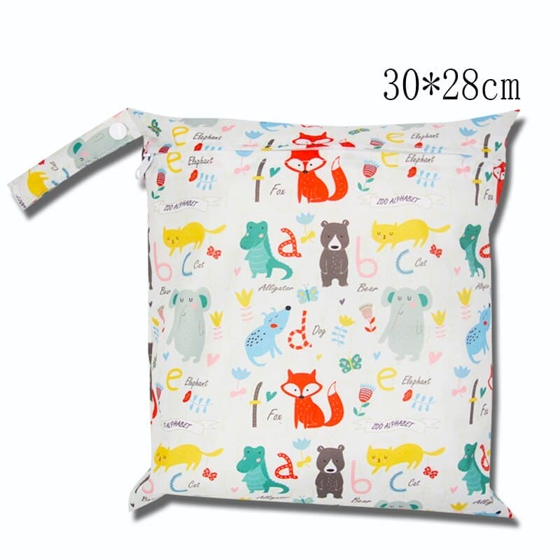 Stay Stylishly Organized with Our Cartoon Print Baby Diaper Bag! - The Little Big Store