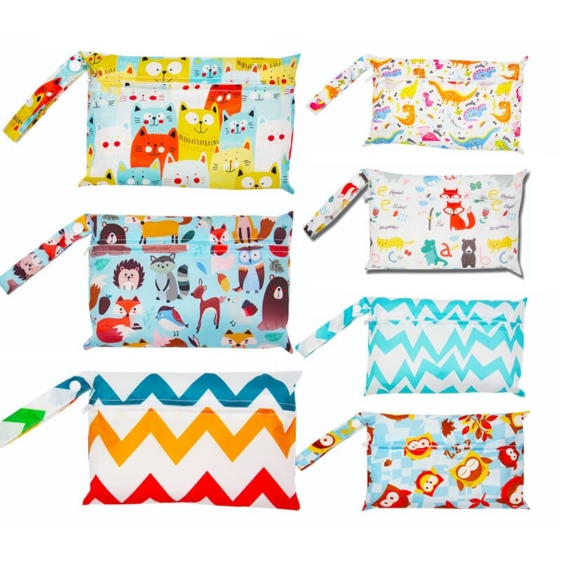 Stay Stylishly Organized with Our Cartoon Print Baby Diaper Bag! - The Little Big Store