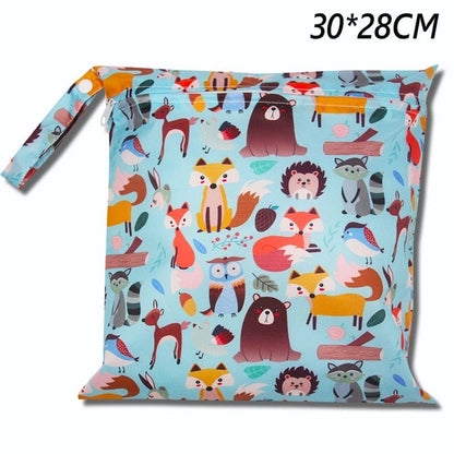 Stay Stylishly Organized with Our Cartoon Print Baby Diaper Bag! - The Little Big Store