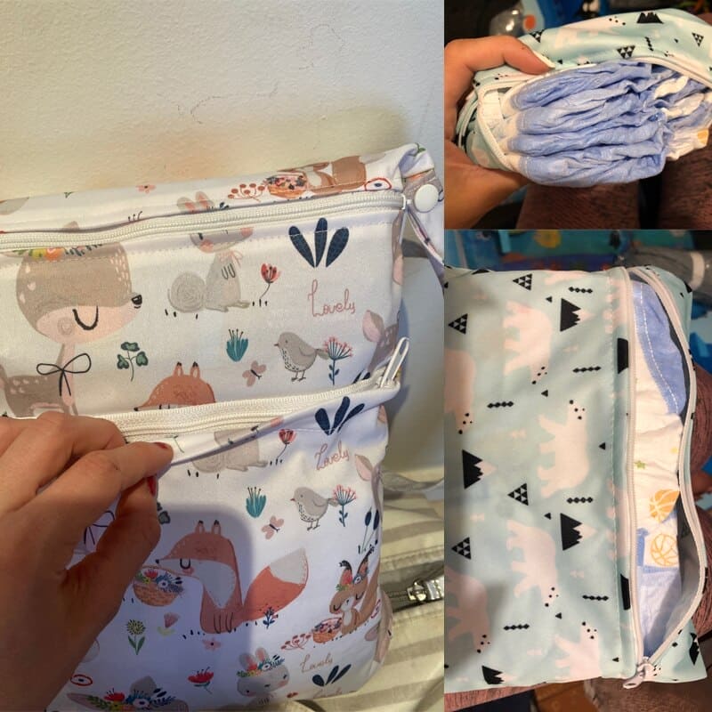 Stay Stylishly Organized with Our Cartoon Print Baby Diaper Bag! - The Little Big Store