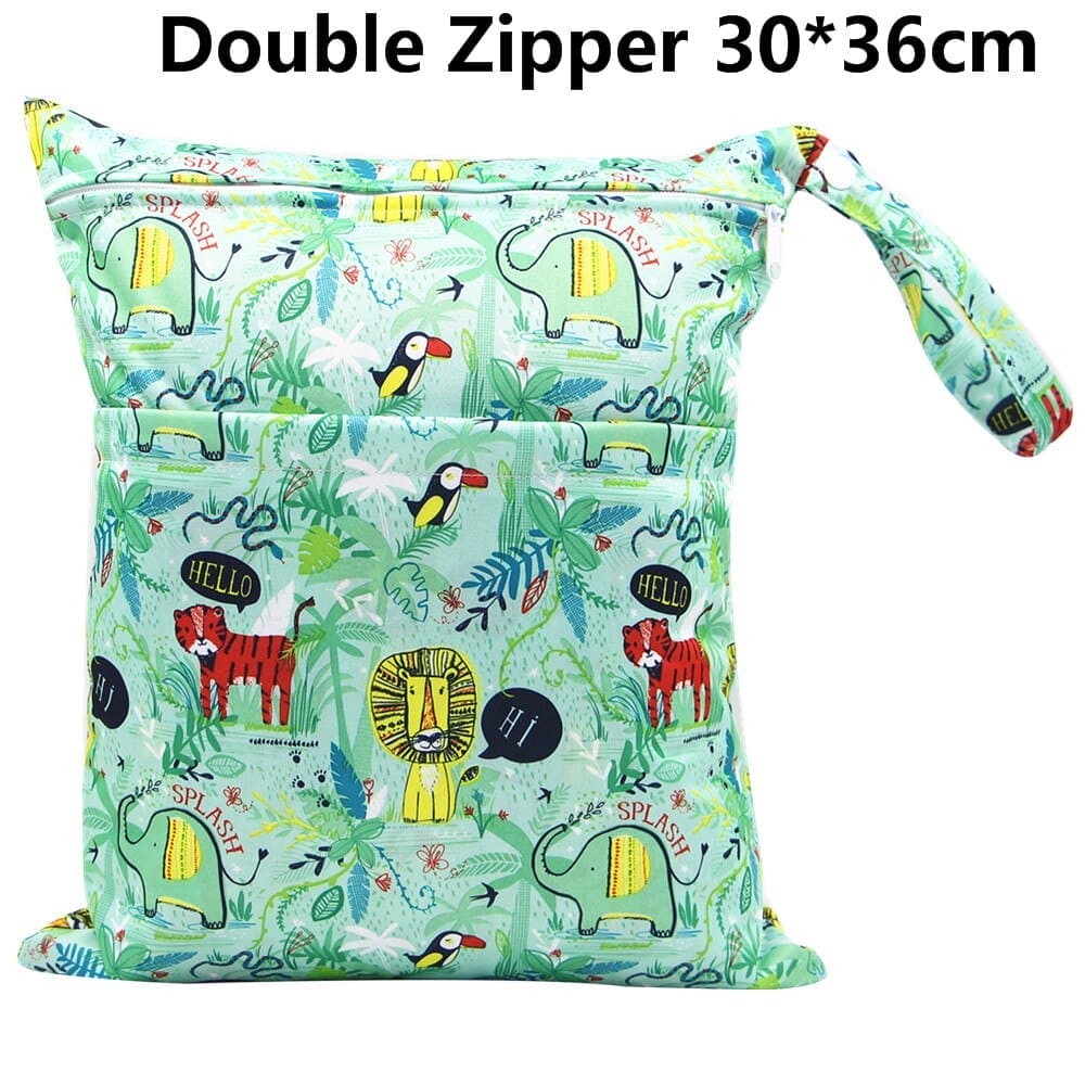 Stay Stylishly Organized with Our Cartoon Print Baby Diaper Bag! - The Little Big Store