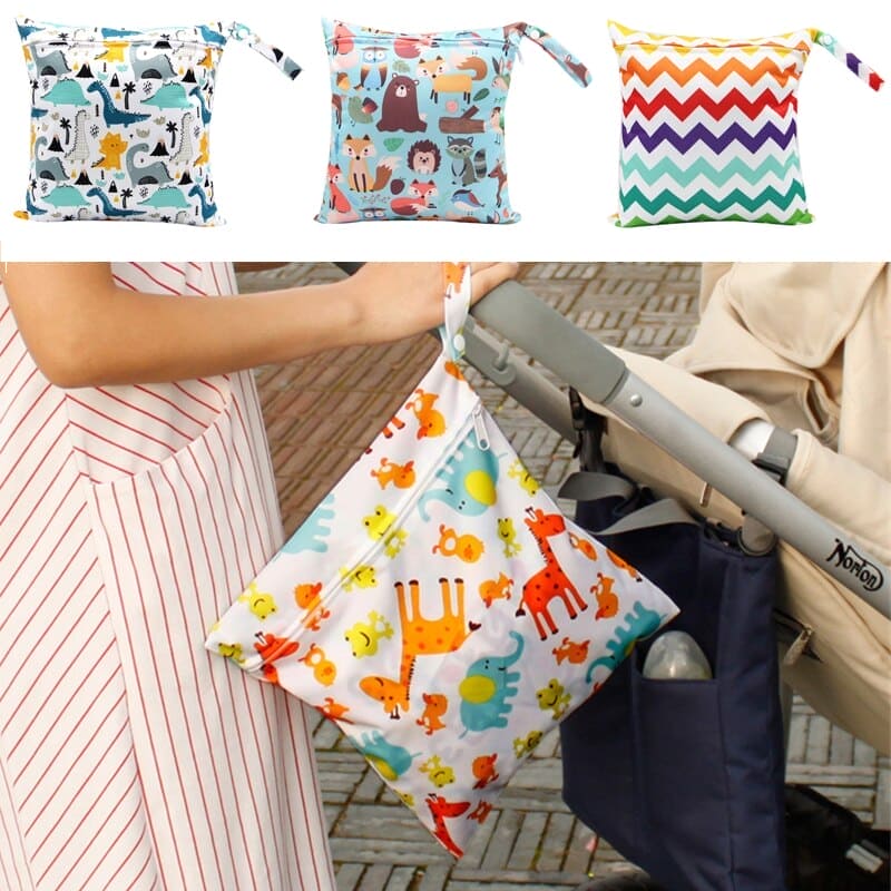 Stay Stylishly Organized with Our Cartoon Print Baby Diaper Bag! - The Little Big Store