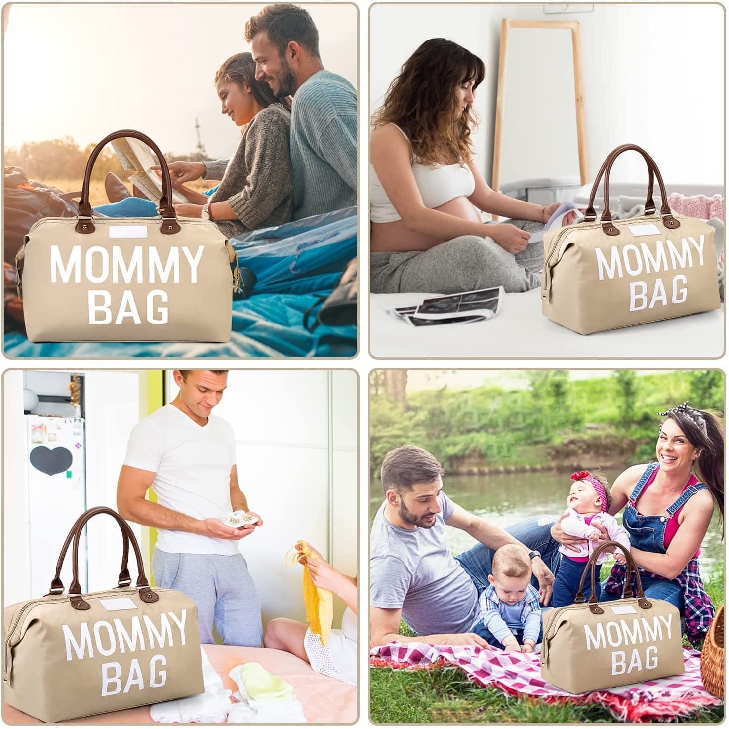 Stylish Mama Tote Bag: Your Ultimate Maternity Diaper Companion - The Little Big Store