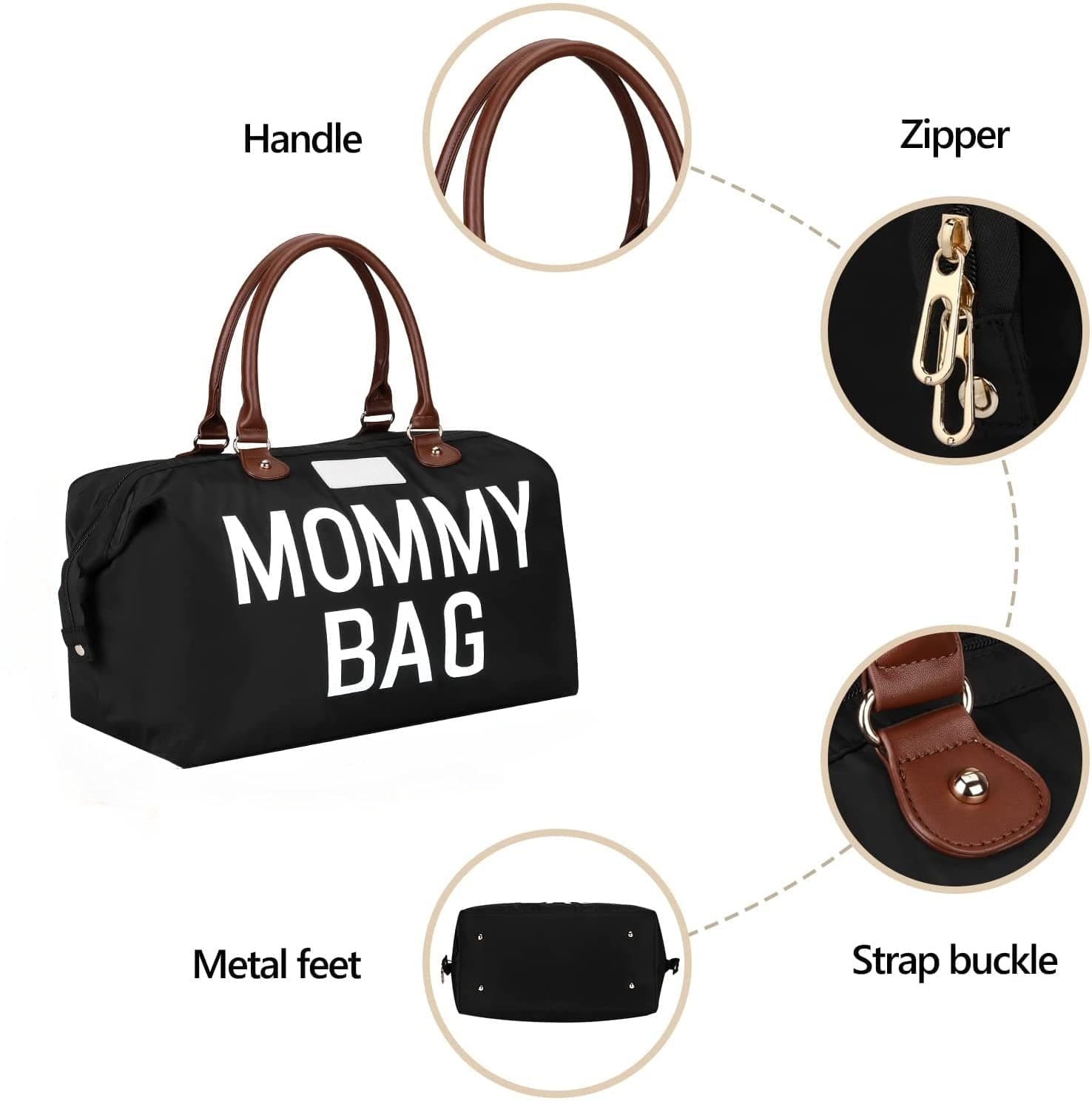 Stylish Mama Tote Bag: Your Ultimate Maternity Diaper Companion - The Little Big Store