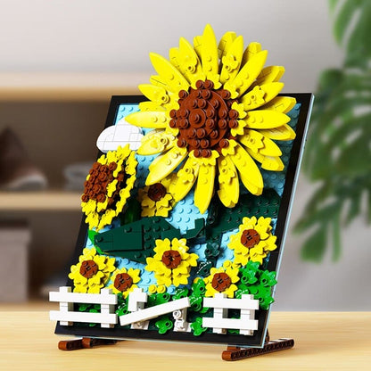 Sunflower Splendor: Mosaic Painting Bricks Toy - The Little Big Store