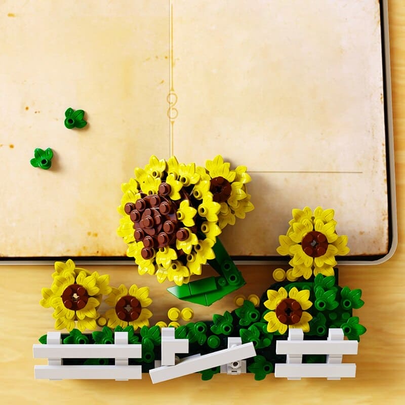 Sunflower Splendor: Mosaic Painting Bricks Toy - The Little Big Store