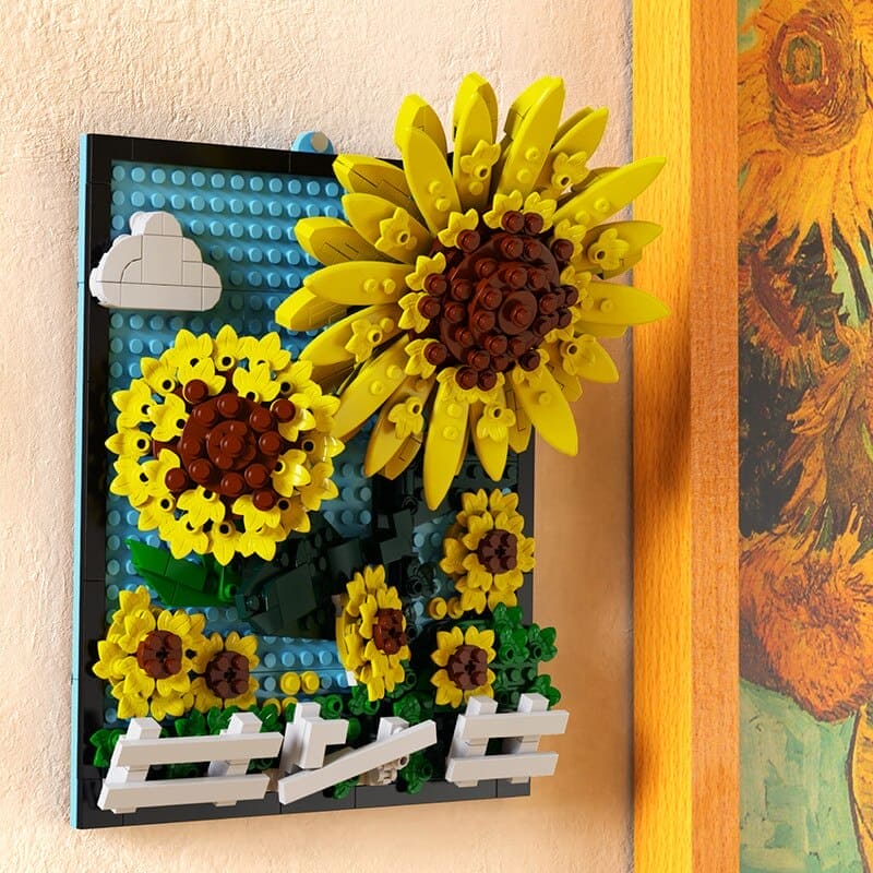 Sunflower Splendor: Mosaic Painting Bricks Toy - The Little Big Store