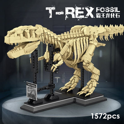 T-rex Dinosaurs Fossil Building Blocks - The Little Big Store