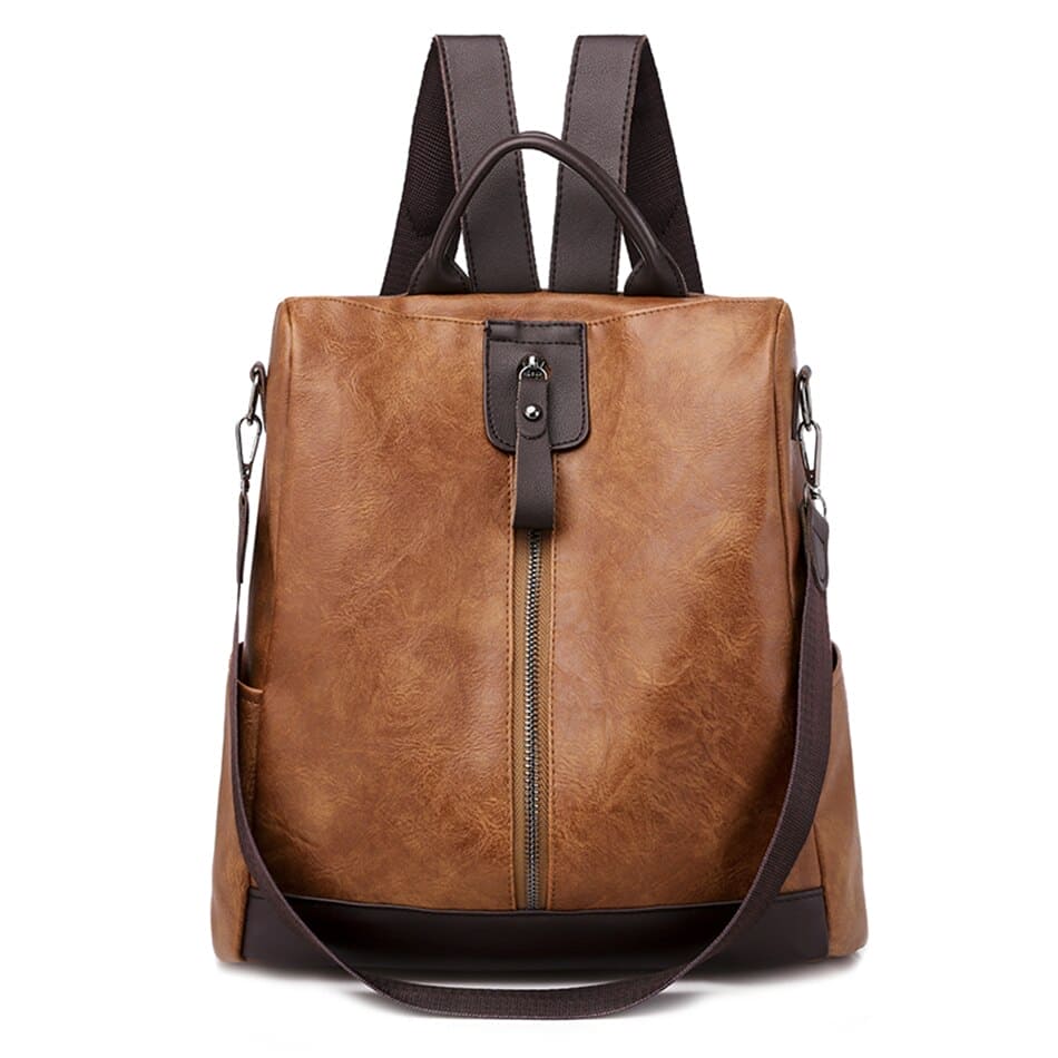 Timeless Elegance: 3-in-1 Retro PU Leather Backpack for Stylish Kids - The Little Big Store