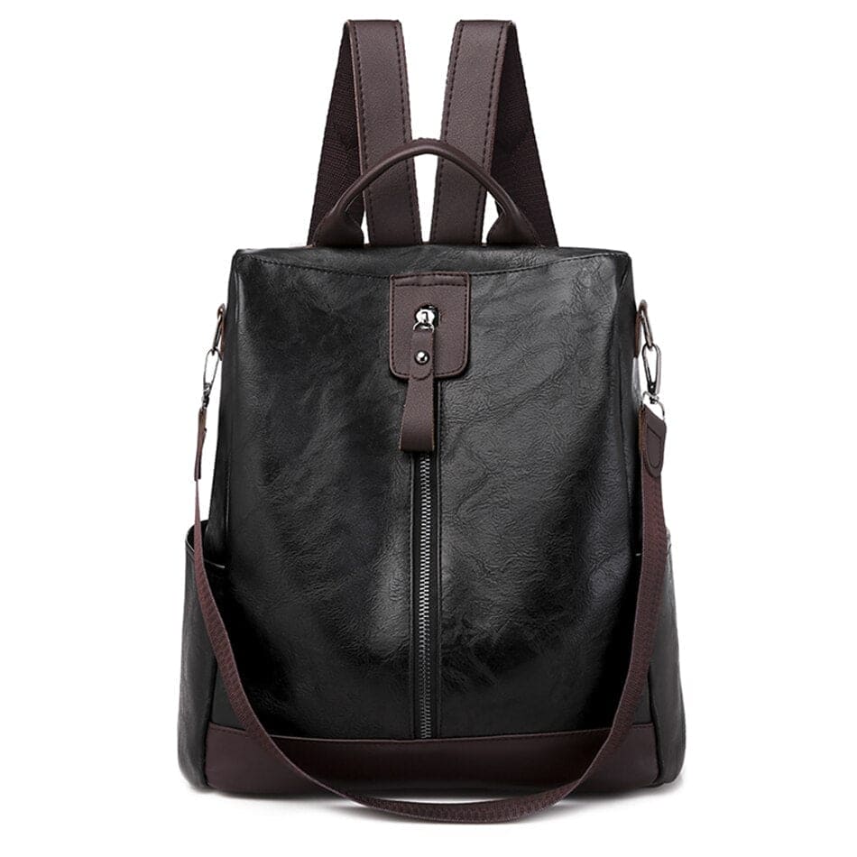 Timeless Elegance: 3-in-1 Retro PU Leather Backpack for Stylish Kids - The Little Big Store