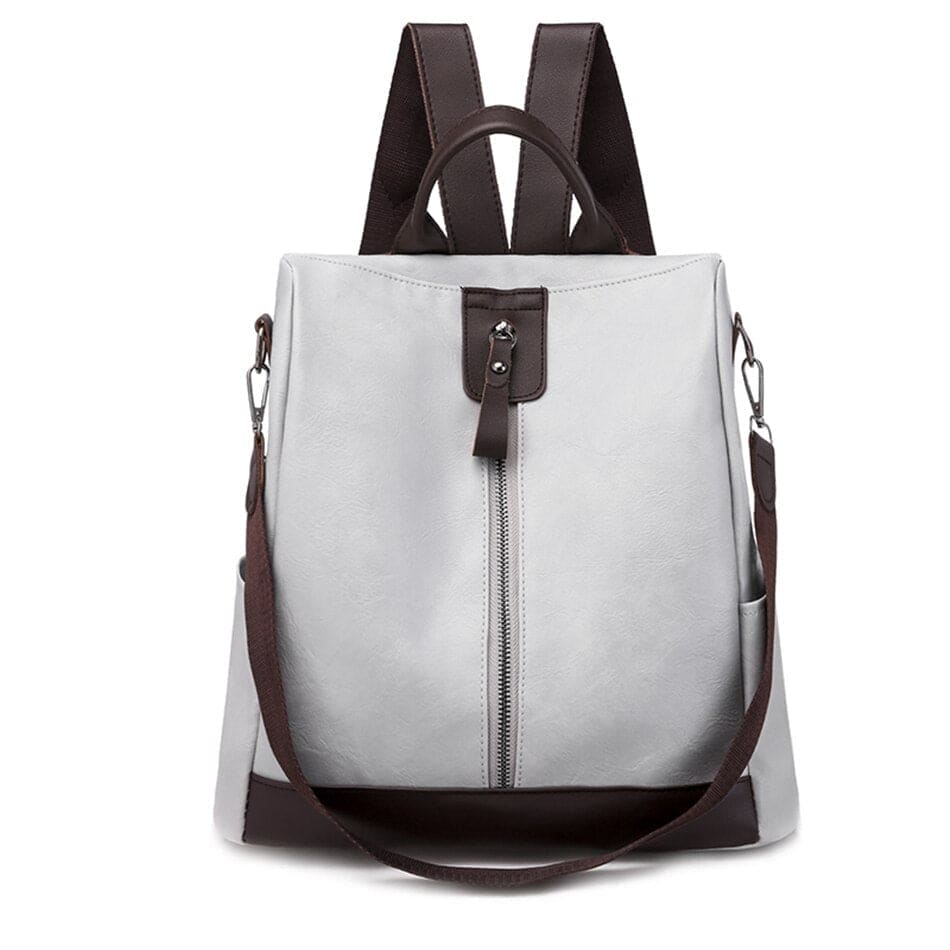 Timeless Elegance: 3-in-1 Retro PU Leather Backpack for Stylish Kids - The Little Big Store