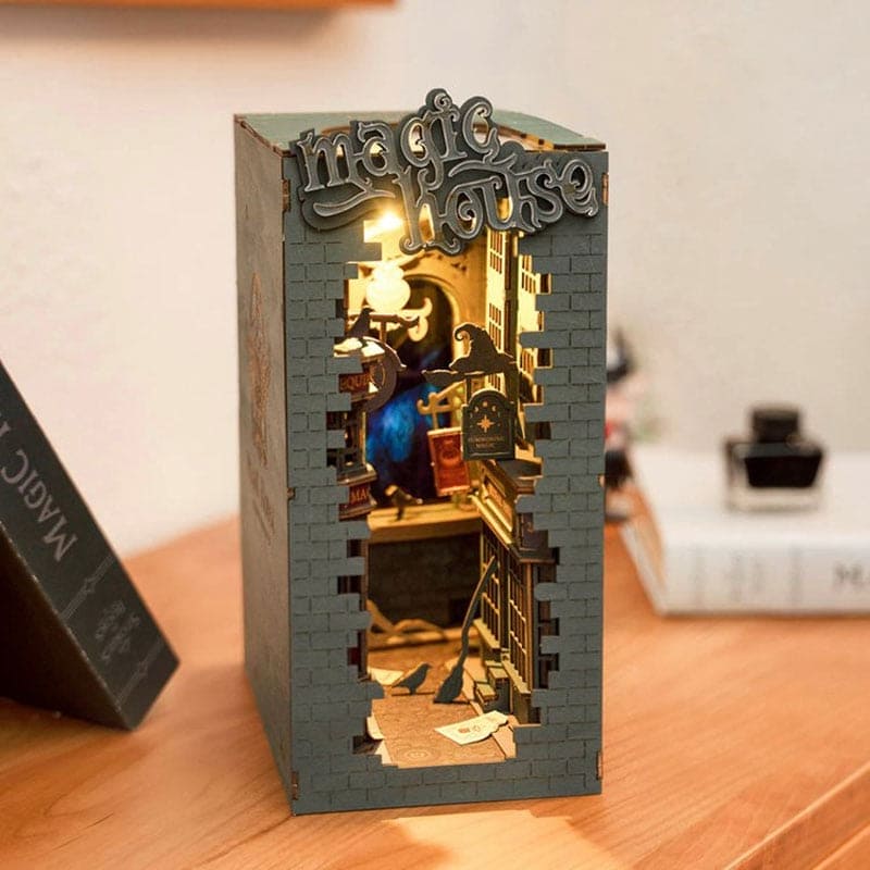 Tiny Tales: Wooden Miniature Dollhouse Book - The Little Big Store