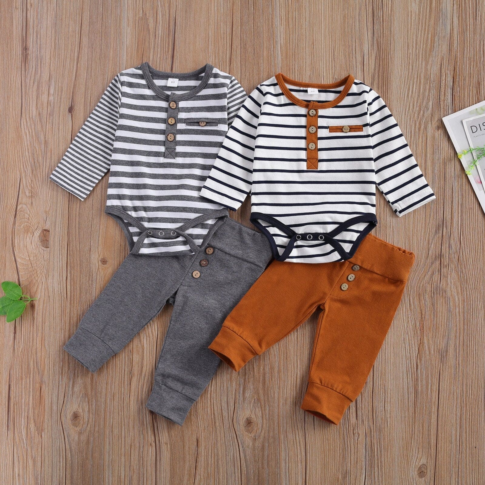 Tiny Trendsetter: 2Pcs Toddler Casual Suit - The Little Big Store