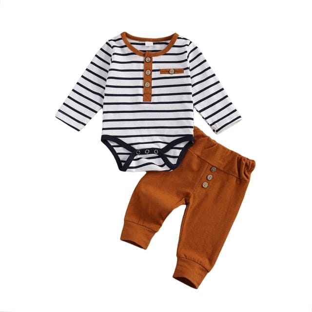 Tiny Trendsetter: 2Pcs Toddler Casual Suit - The Little Big Store