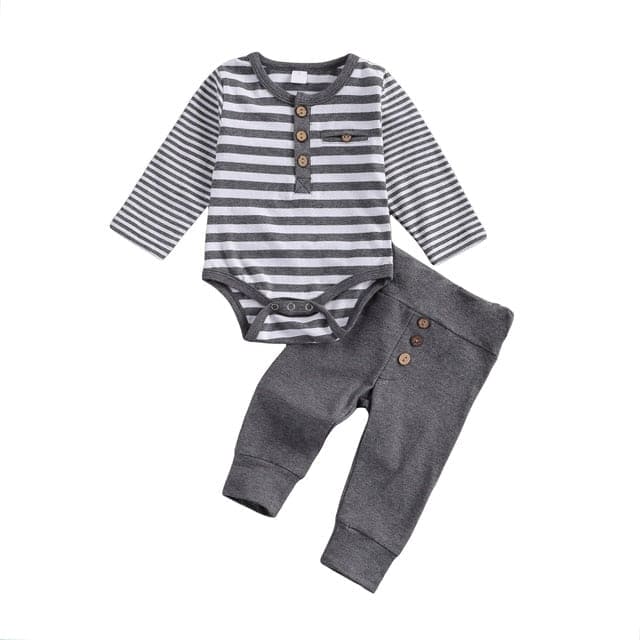 Tiny Trendsetter: 2Pcs Toddler Casual Suit - The Little Big Store