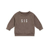 Toddler Solid Letter Print Pullover - The Little Big Store